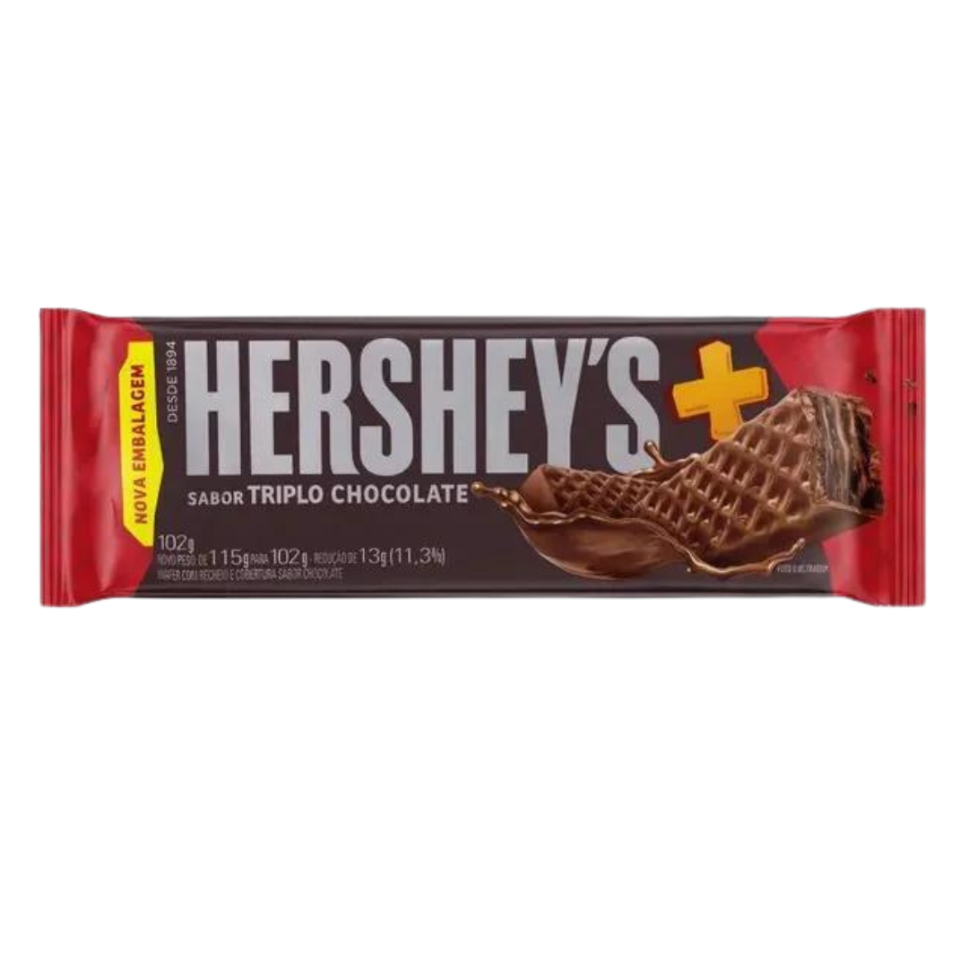 Hershey's Wafers Triple Chocolate (Brazil) – Willy Wacky Snacks