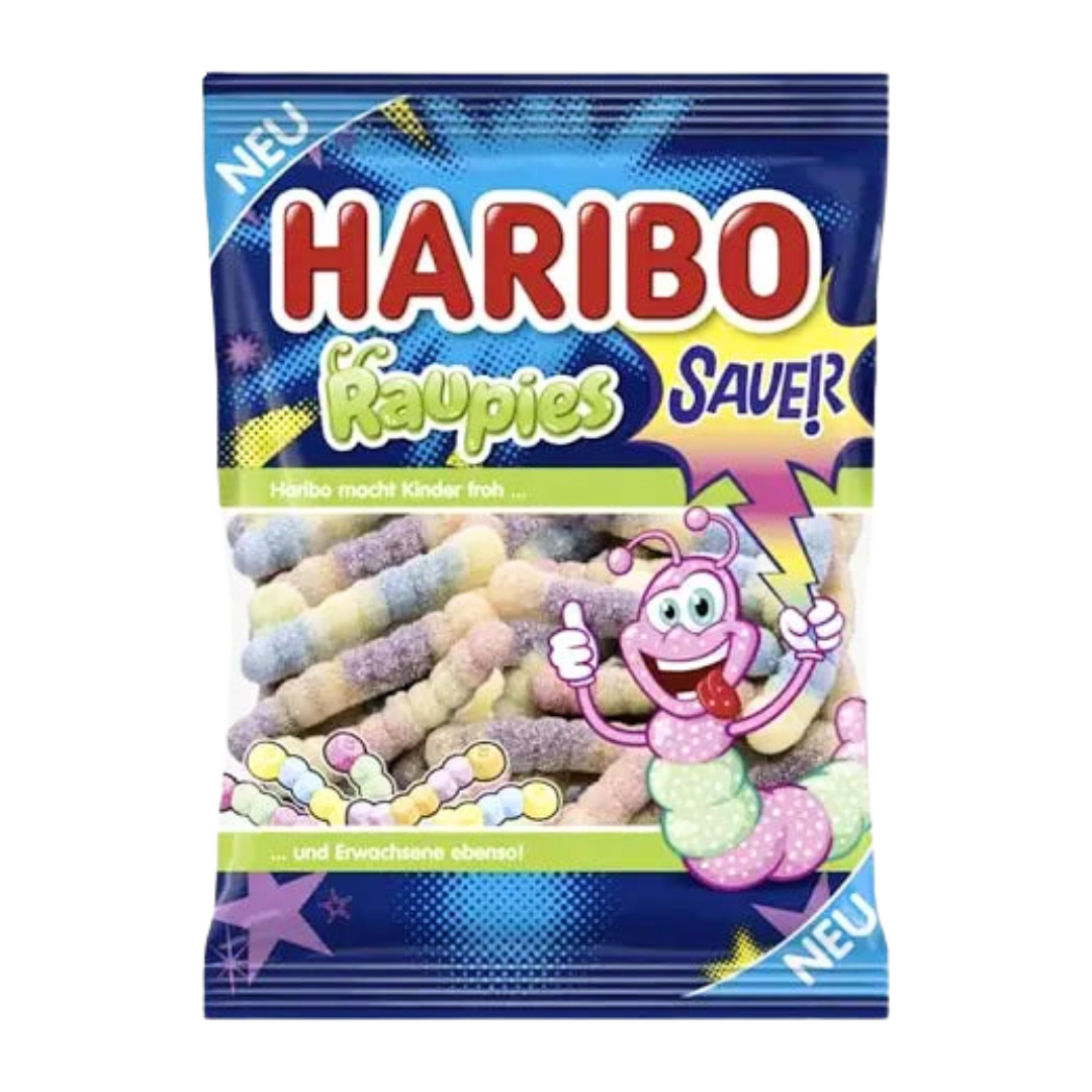 Haribo Sour Caterpillars (Germany) – Willy Wacky Snacks