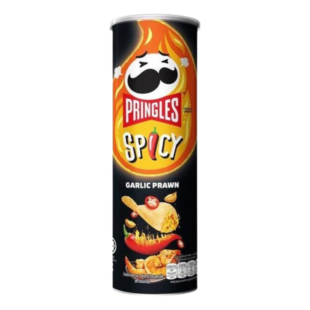 Pringles Spicy Garlic Shrimp Korea Willy Wacky Snacks 3566