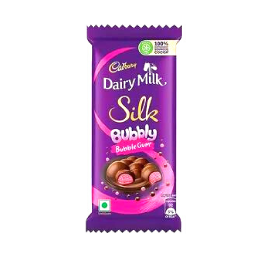 Dairy Milk Bubble Gum 50g (India) – Willy Wacky Snacks