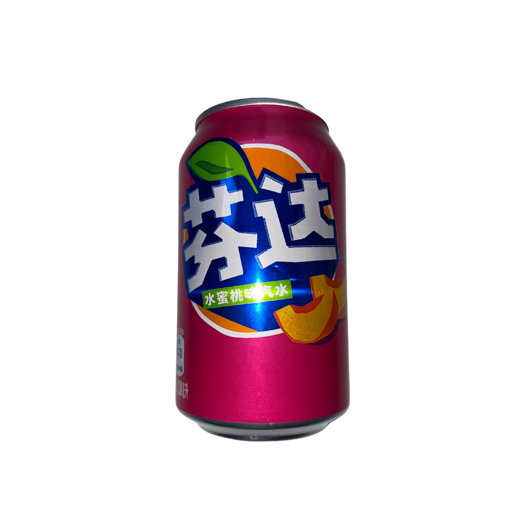 Fanta Peach China (Short Can) – Willy Wacky Snacks