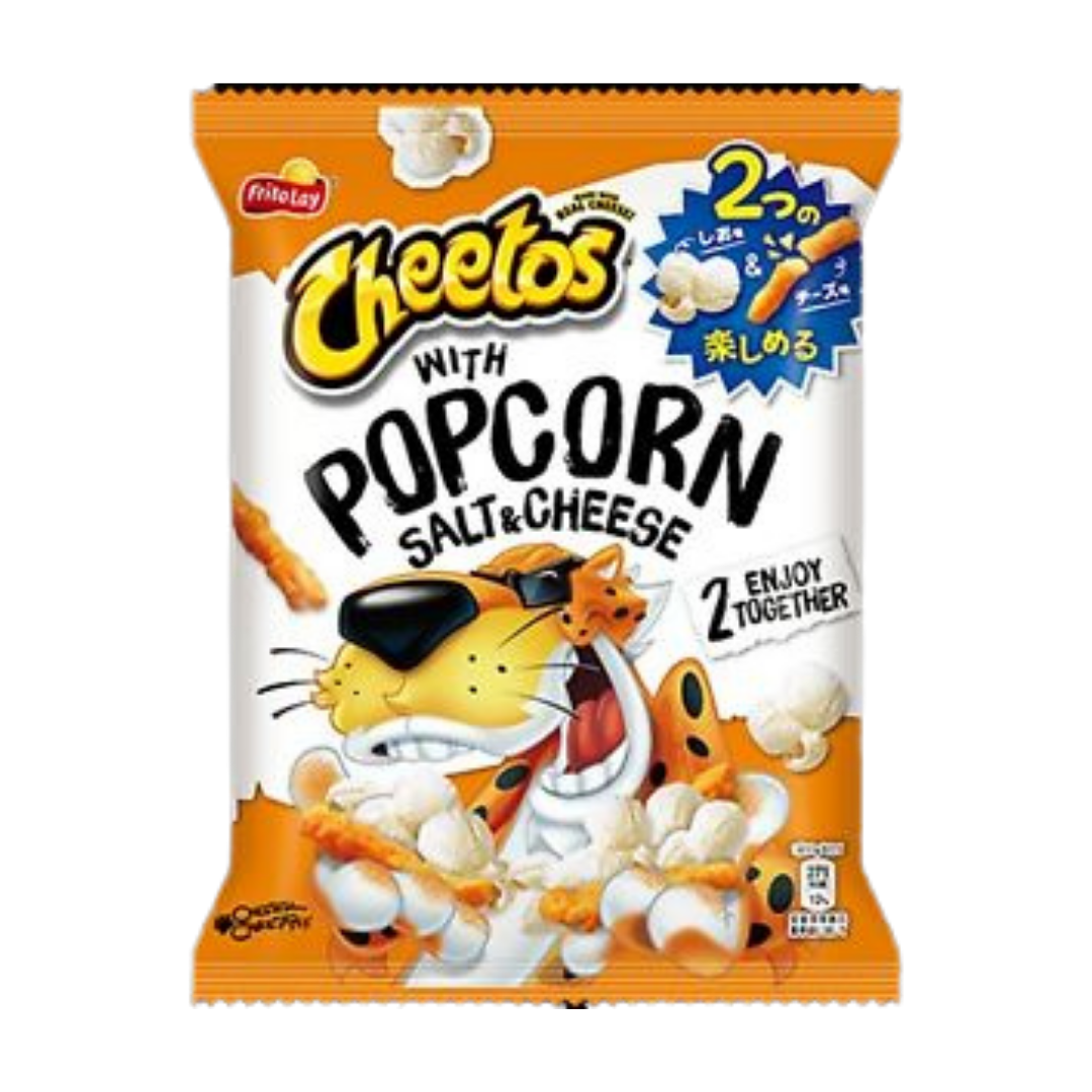 Cheetos Popcorn Salt & Cheese (Japan) – Willy Wacky Snacks