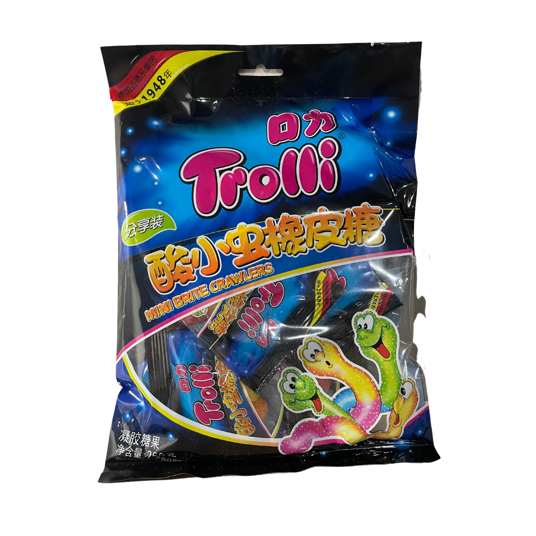 Trolli Mini Brite Crawlers (China) 250g – Willy Wacky Snacks